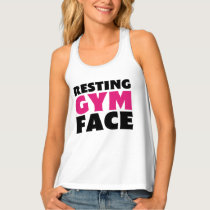 Resting Gym Face Tank Top