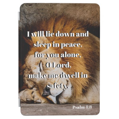 Resting In Gods Comfort Psalm 48 Bible Verse iPad Air Cover