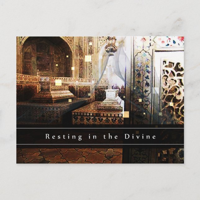 Resting In The Divine - Postcard (Front)