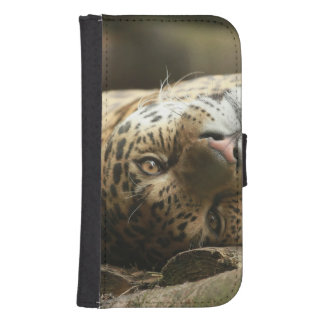 Resting Jaguar Samsung S4 Wallet Case