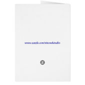 Resting Leopard Greeting Card (Back)