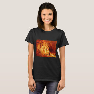 Resting Lion (by Abbott Handerson Thayer) T-Shirt