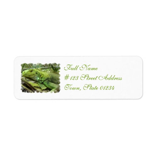 Resting Lizard Address Labels