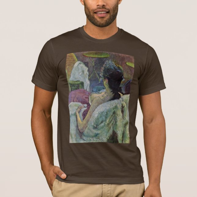 Resting Model By Toulouse-Lautrec Henri De T-Shirt (Front)