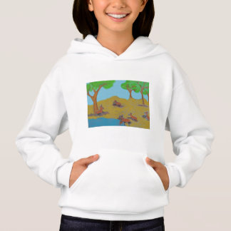 Resting Okapis Hoodie