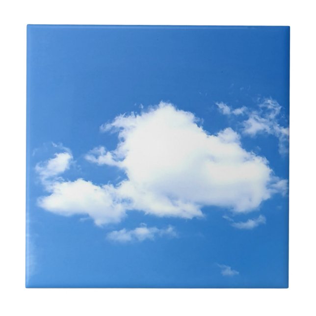 Resting on a cloud ceramic tile (Front)