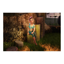 Resting On A Stump Daz Studio Digital Art