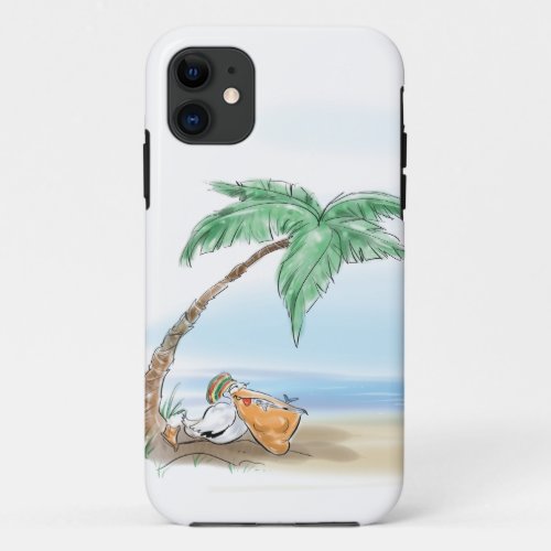 Resting Pelican iPhone 11 Case