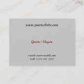 Resting Pelicans Business Card (Back)
