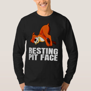 Resting Pit Face American Pit Bull T-Shirt
