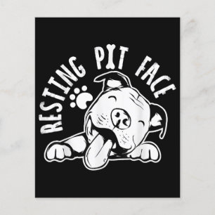 Resting Pit Face Funny Dog Pitbull Meme