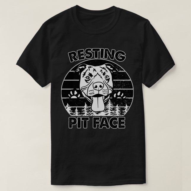 Resting Pit Face T-Shirt (Design Front)