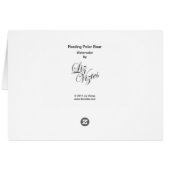 Resting Polar Bear Card (Back Horizontal)