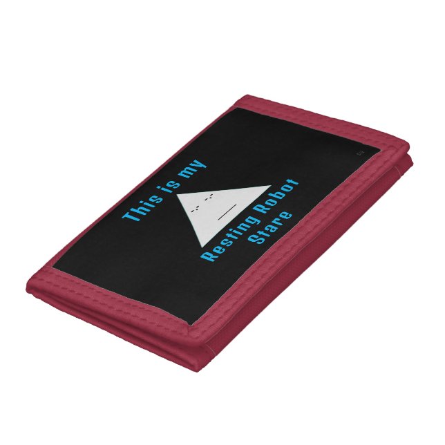 Resting Robot Stare- Photo Wallet (Bottom)