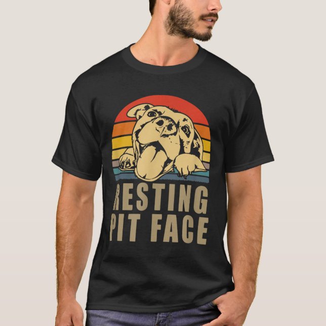 Resting T Face - Tbull Lovers Gift For Men And Wom T-Shirt (Front)
