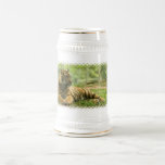 Resting Tiger  Beer Stein