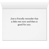 Resting tiger card (Inside Horizontal (Bottom))