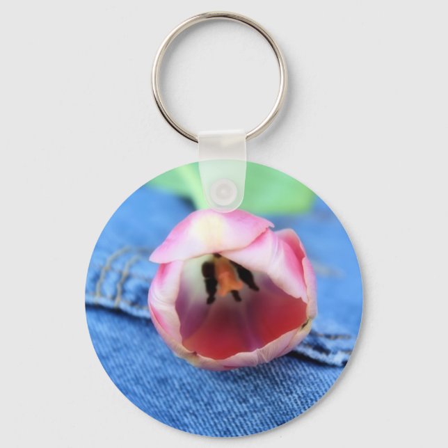 Resting Tulip Keychain (Front)