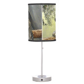 Resting White Tiger Table Lamp (Back)