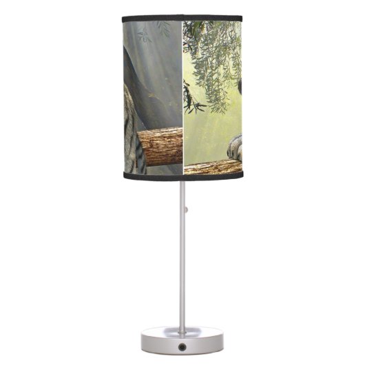 Resting White Tiger Table Lamp (Back)