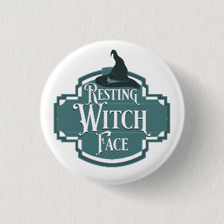 Resting Witch Face Button