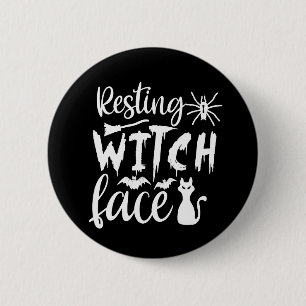 resting witch face button