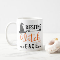 resting witch face coffee mug