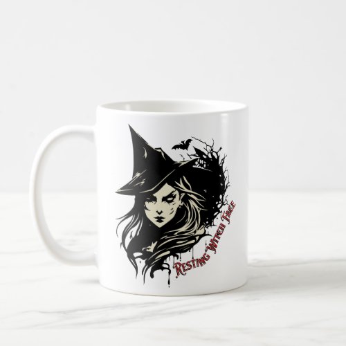 Resting Witch Face  Halloween Shirt Coffee Mug