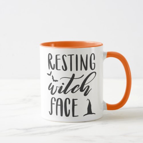 RESTING WITCH FACE MUG