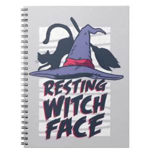 Resting Witch Face Notebook