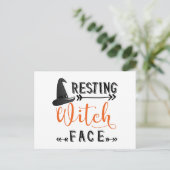 resting witch face postcard (Standing Front)