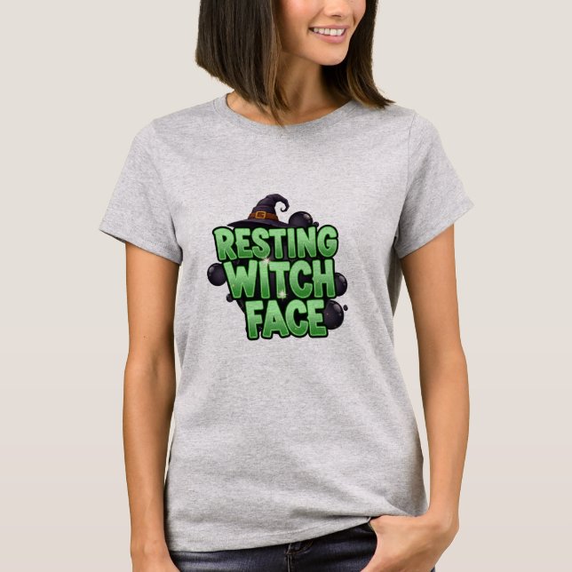 Resting Witch Face Tee (Front)