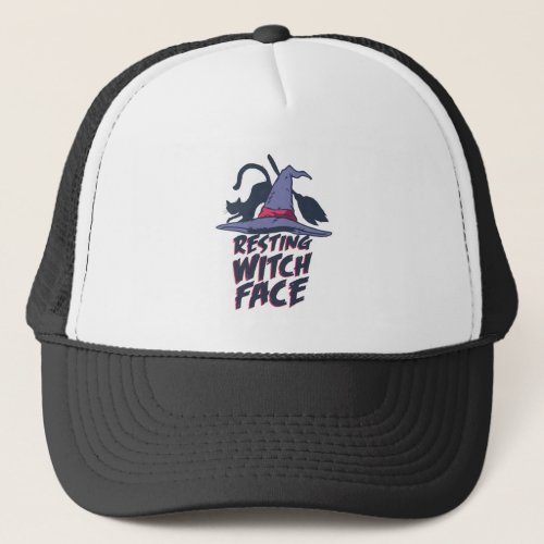 Resting Witch Face Trucker Hat