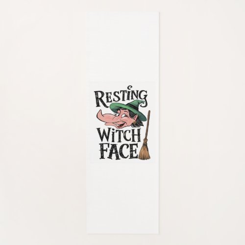 Resting Witch Face Yoga Mat