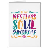 Restless Soul Syndrome Typography Hippie (Front)