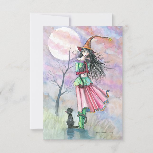 Restless Tonight Halloween Postcard (Front)