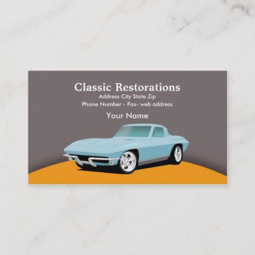 RestoMod Business Card Templates