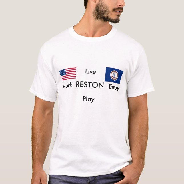 Reston, Virginia T-Shirt (Front)