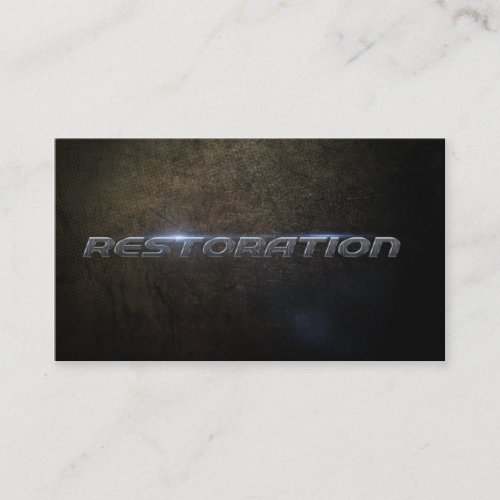 Restoration Business card