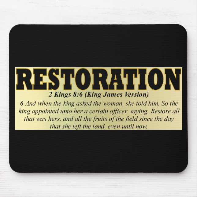Restoration Mousepad (Front)