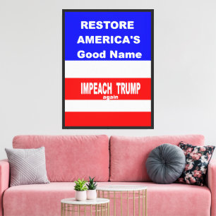 Restore  canvas print