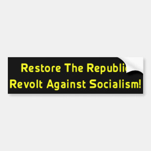 Restore The Republic Bumper Sticker