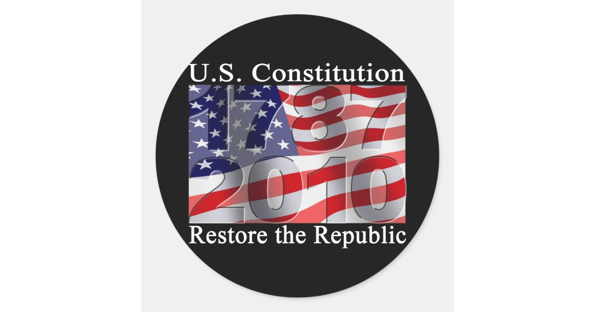 Restore the Republic stickers