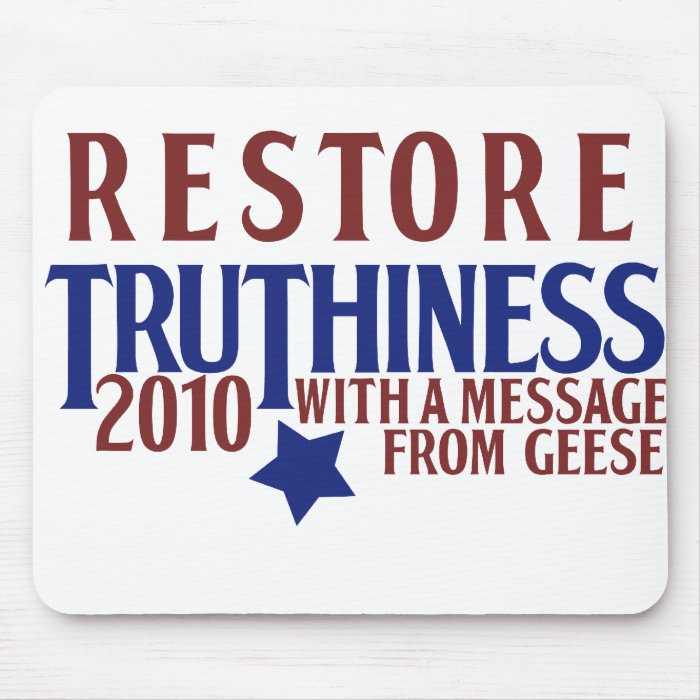 Restore Truthiness Mousepads