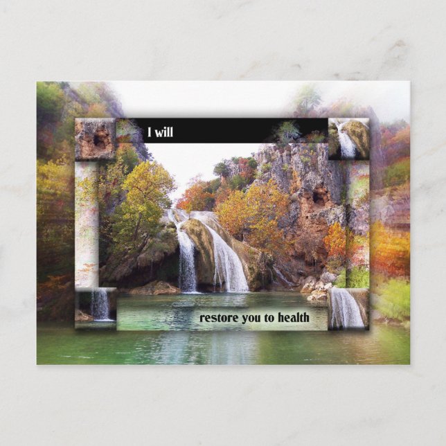 Restore You and Heal You Postcard (Front)