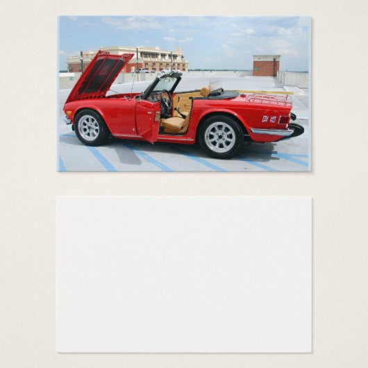 Restored British Sports Car (Front & Back)