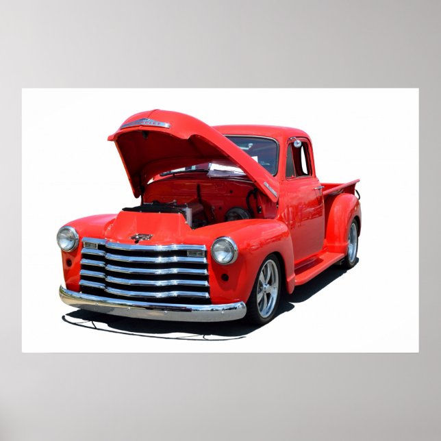 Restored Chevrolet Pickup Truck Poster (Front)
