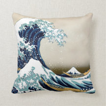 Restored Great Wave off Kanagawa by Hokusai