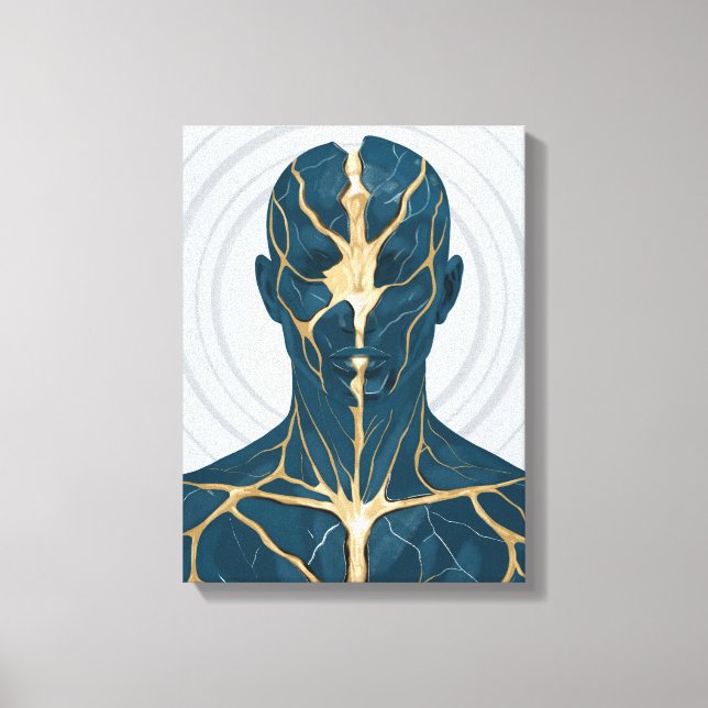 Restored I A – Healing and Balance Art Canvas Print (Front)