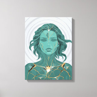 Restored II A – Healing and Balance Art Canvas Print